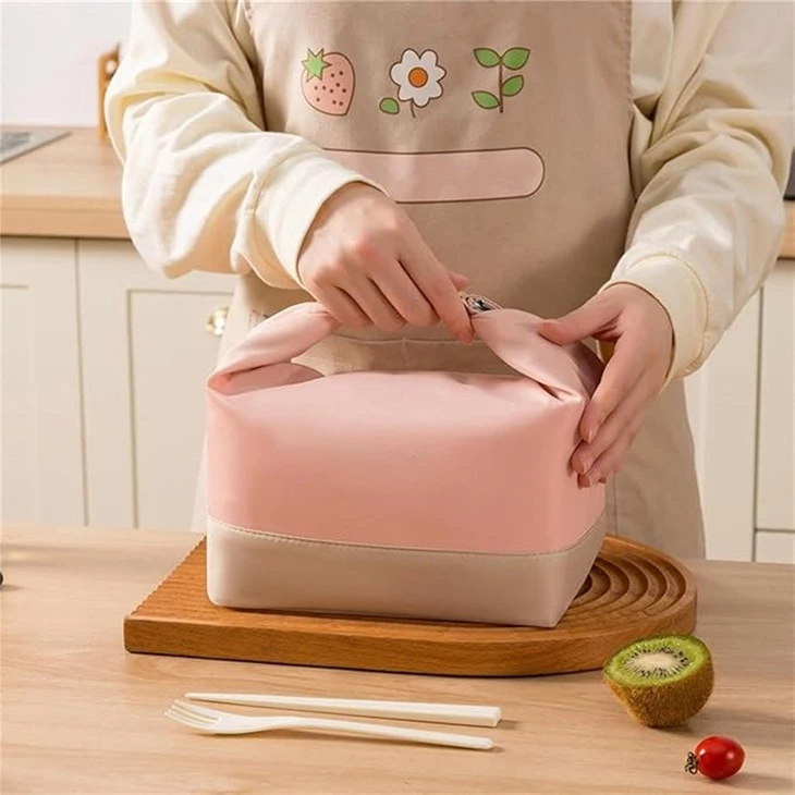 Oxford Cloth Large Capacity Lunch Tote Bag