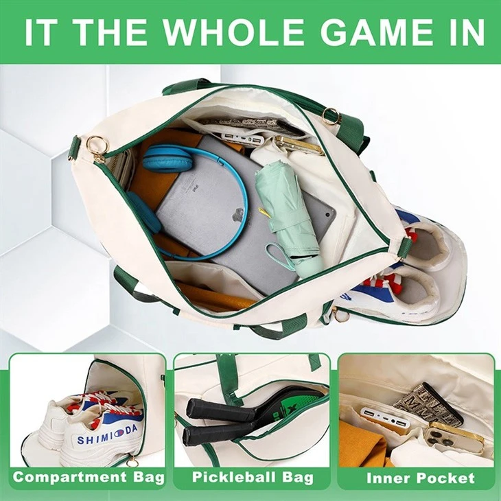 Pickleball Duffle Bag With Shoe Compartment