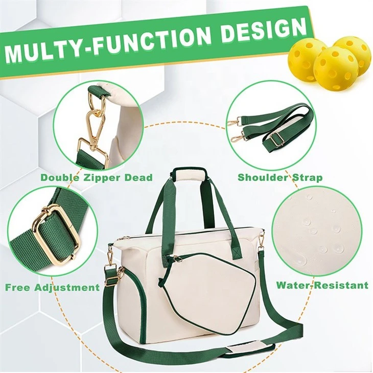 Pickleball Duffle Bag With Shoe Compartment