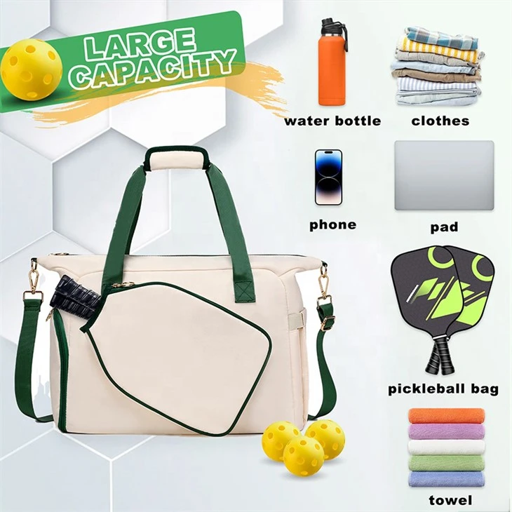 Pickleball Duffle Bag With Shoe Compartment