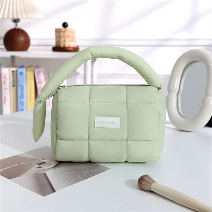 Puffer Cosmetic Bag Quilted Makeup Bag