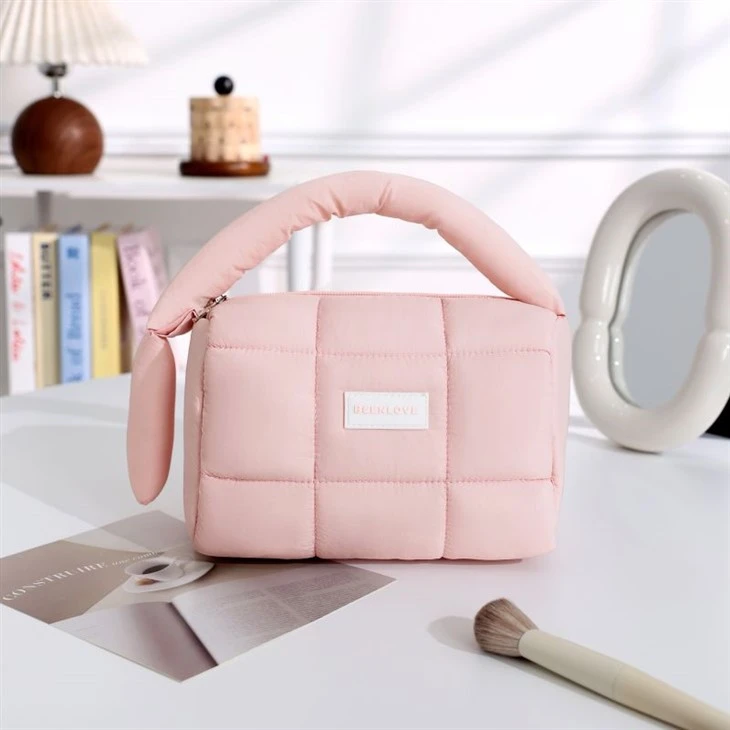 Puffer Cosmetic Bag Quilted Makeup Bag