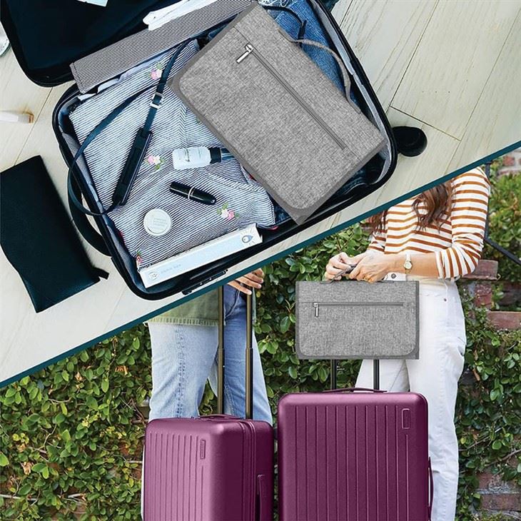 Roll Up Hanging Toiletry Bag Jewelry Case