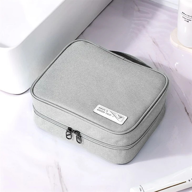 Square Zipper Style Cosmetic Storage Bag