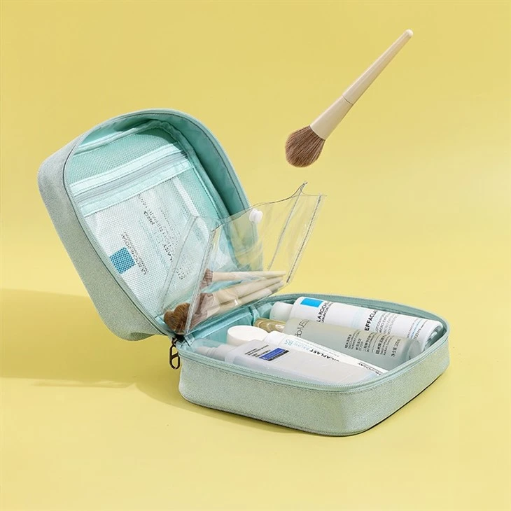 Square Zipper Style Cosmetic Storage Bag