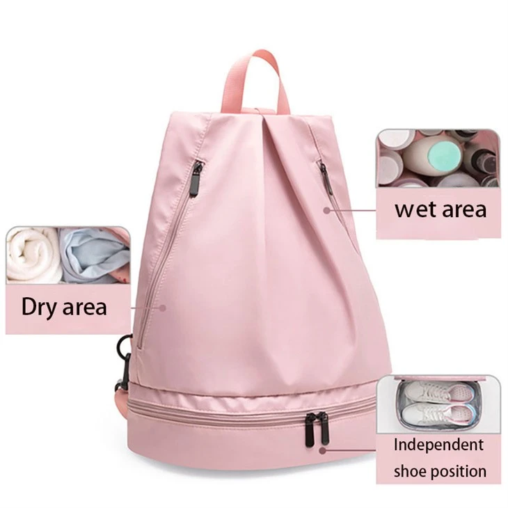 Waterproof Sports Backpack With Wet And Dry Compartments