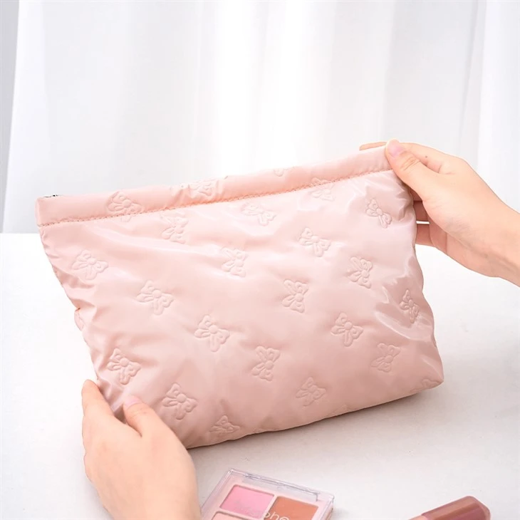 Butterfly Print Portable Cosmetic Bag-3