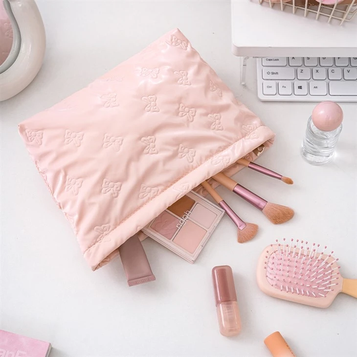 Butterfly Print Portable Cosmetic Bag-5